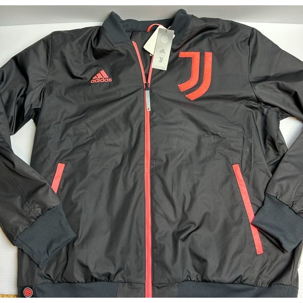 New Adidas Juventus Chinese New Years Bomber Jacket Mens XL H67144250 Black Pink